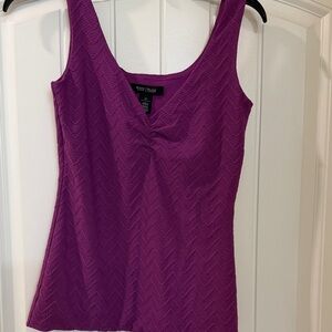 White House Black Market Magenta Tank Top